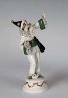 Capodimonte porcelán figura - Bohóc