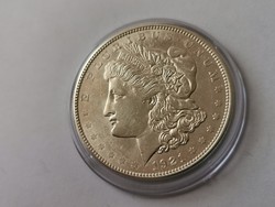 1921"D" USA ezüst 1 dollár 26,7 gramm 0,900 szép darab,kapszulában