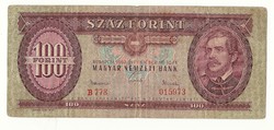  1962 száz 100 forint  szocialista címeres pénzjegy papírpénz bankjegy KIÁRUSÍTÁS 1 forintról