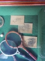 Teniszütők története árnyék doboz 