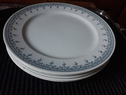 5 db HÜTTL TIVADAR antik fajansz lapos tányér (Cauldon/England)