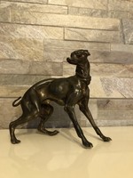 Antik bronz kutya szobor!
