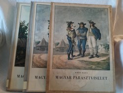 Kresz Mária:Magyar parasztviselet I-II.kiadói kartontokban (hiánytalan)