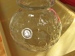 Retro art deco pöttyös gömb váza