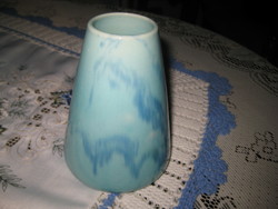 Zsolnay kék  váza  , régi szép forma  , 9 x 13 cm  
