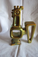 Zsolnay Nádor J.(Kakas ) porcelán figura