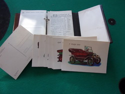 AFIT reklám autós jegyzet mappa képeslapokkal és határidő naplóval