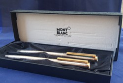 Montblanc ballpoint pen - silver pencil