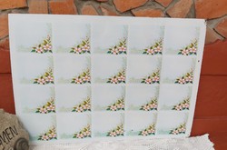 54*76 cm-es Gyönyörű virágos  lemez sparhelthez sparhelt felé falvédő Paraszti falusi dekoráció 