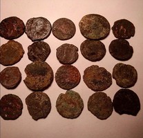 20 darab római bronz lot