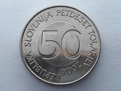 Szlovénia 50 Tolár 2004 - Szlovén 50 tolarjev, tolar 2004 küföldi pénz, érme 