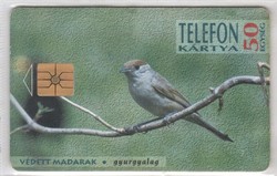 Magyar telefonkártya 0418  1994 Gyurgyalag   GEM 2    nincs  Moreno 42.500    darab 