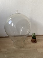Óriás labor üveg ballon, lepárló üveg, jénai körte, labor üveg, lombik, ballon