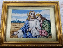 Gobelin hímzés, Jézus es Mária Magdaléna
