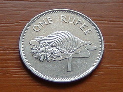 SEYCHELLES 1 RÚPIA RUPEE 2010 (75% réz, 25% nikkel) Triton conch shell