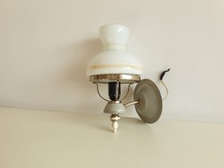 Vintage régi üveg fali lámpa falikar fali kar