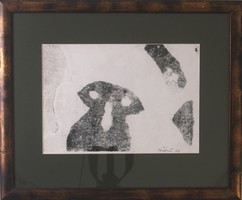 Bálint endre is a monotype, exhibited, reproduced