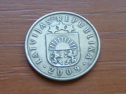 LETTORSZÁG 20 SANTIMU 2009 Staatliche Münzen Baden-Württemberg #