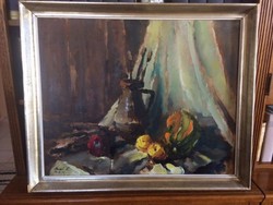 László Holló's oil painting participated in the auction is for sale with original engraving!