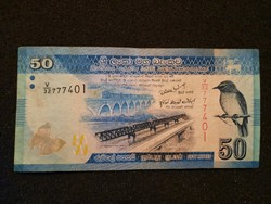 Gyönyörű 50 Rúpia Sri Lanka 
