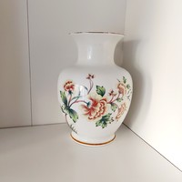 Hollóházi virágmintás váza