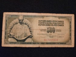 Jugoszláv 500 Dínár 1 1981
