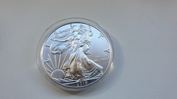 2019 Usa Liberty 0.999ag 1uncia szín befektetési ezüst érme   