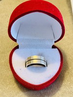 Aranyos ezüst gyűrű !  Karika 