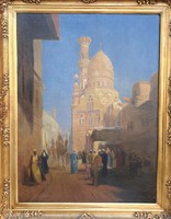 Kairó utcáin, Cserna Károly festménye