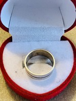 Divatos  ezüst gyűrű !  Karika 