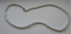 Fehér gyöngy nyaklánc - holdkő nyaklánc