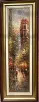 Molnár Gábor - Párizs Olaj festmény 20x80cm