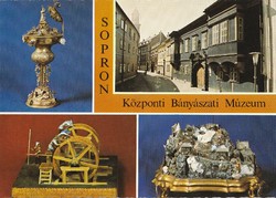Retro képeslap - Sopron, Központi Bányászati Múzeum