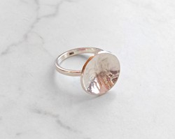 Kézműves női ezüst gyűrű