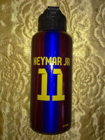 FC Barcelona 11 Neymar Jr. fém kulacs ivópalack sport relikvia 