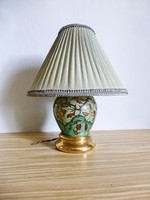 Gyönyörű,extrém ritka türkizzöld,iparművész kerámia lámpa