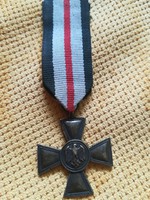 Harmadik Birodalmi Wehrmacht 18 év szolgálati kitüntetés szalagon 