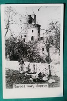 Taródi vár és a várúr,Sopron,fotó-képeslap