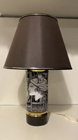 Szász Endre hibátlan Hollóházi porcelán lámpa pillangó dekor
