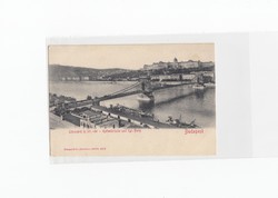 Budapest Lánchíd postatiszta képeslap 