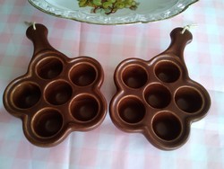 French majolica - snail serving and baking dish!