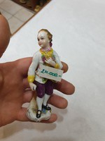 Régi német porcelán figura 