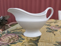 Beautiful white porcelain sauce pouring, nostalgia collection piece