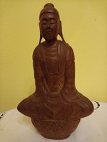 20 cm-es keményfa Buddha
