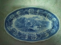 Villeroy&Boch Burgenland kék mintás porcelán sültes kínáló tál