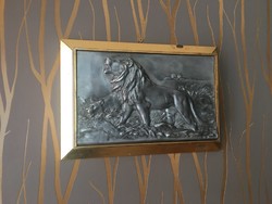 Lion scene (relief) relief.