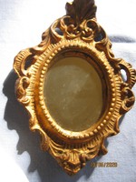 Barokk   kicsi tükör kép keret 
