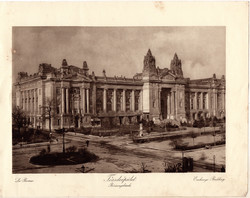 Budapest - Tőzsdeépület, réznyomat 1915, 17 x 25, egyszín nyomat, Légrády, Pest