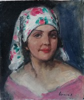 Czencz János (1885-1960) / Lány portré 927