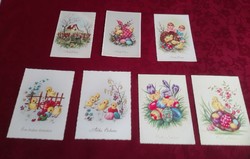 7 db  régi, húsvéti képeslap